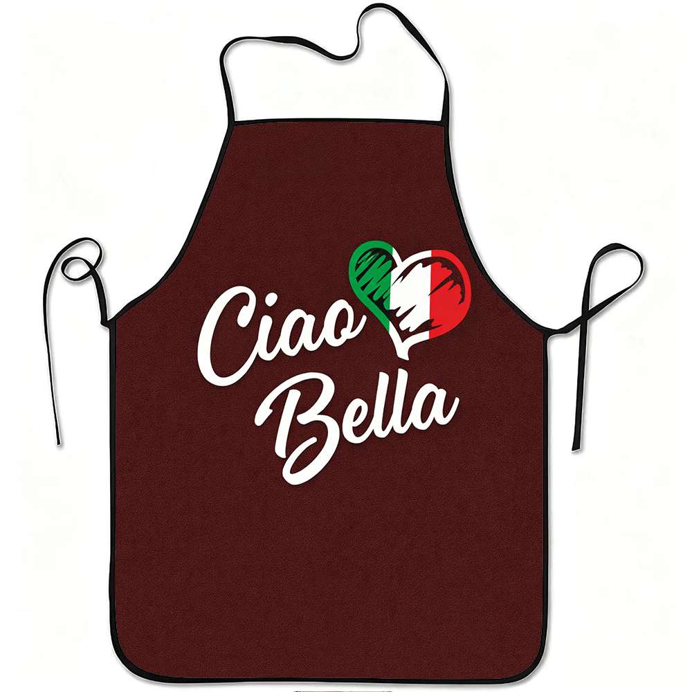 Home Cooking In Italian - Grembiule a tema italiano, design vintage