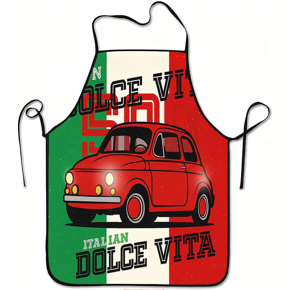 Home Cooking In Italian - 1 Grembiule Divertente a Tema Italiano,