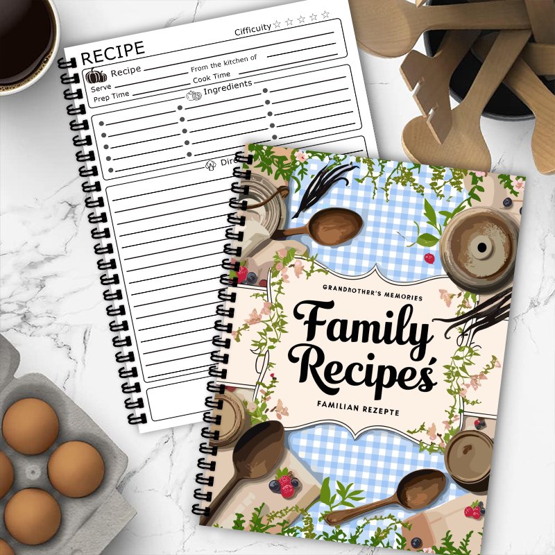 Ricettario A5, Griglia Blu, De - Home Cooking Recipe recensione e prezzo