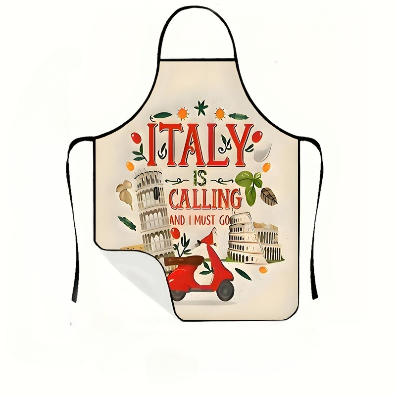 Grembiule a tema italiano, 1 p - Home Cooking In Italian recensione e prezzo